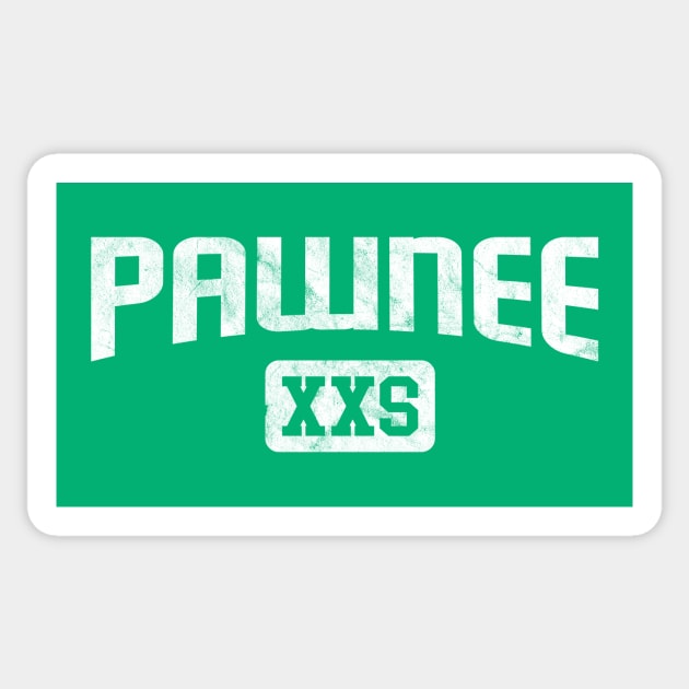 Pawnee XXS (Parks & Rec) Sticker by gabradoodle